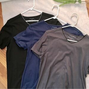 Daniel Buchler 100% Pima Cotton V-Neck T-Shirt Solid | Choose Color